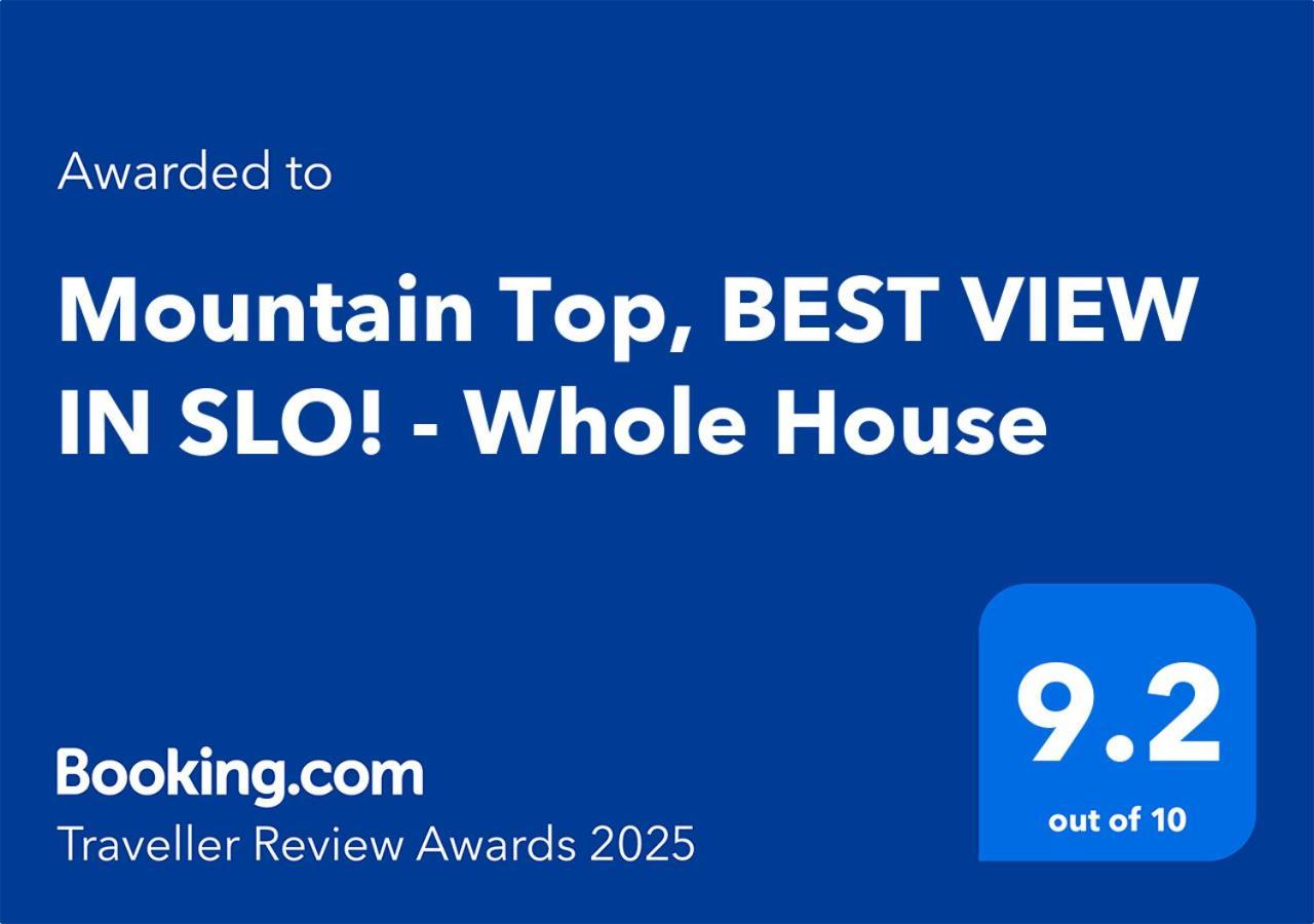 Mountain Top Getaway, Best View In Slo! - Whole House Сан Луис Оубиспоу Екстериор снимка